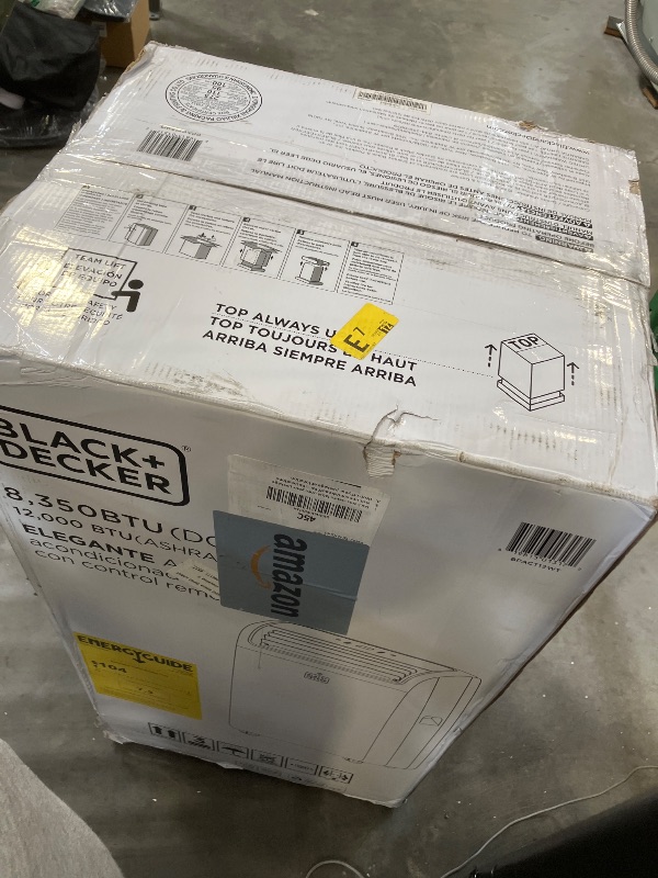 Photo 1 of BLACK+DECKER Smart Portable Air Conditioner, 12,000 BTU, BPACT12WT, White