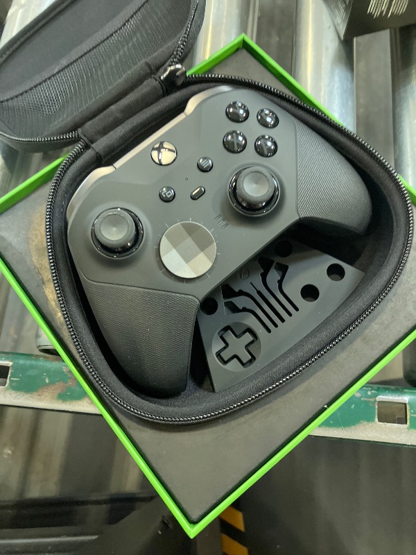Photo 1 of Xbox Wireless Gaming Controller | Elite Series 2 | Black | Consoles, PCs, TVs, mobile, and more | Adjustable Thumbsticks | Trigger Locks