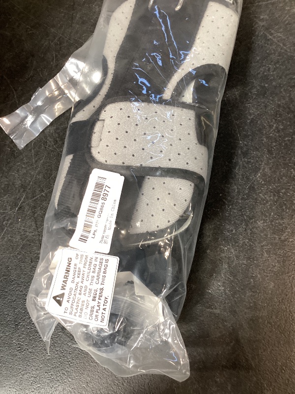 Photo 1 of United Ortho Plantar Fasciitis Adjustable Leg Support Brace Fits Right or Left Foot for Soreness Relief, Foot Pain and Stretching, Medium, Black