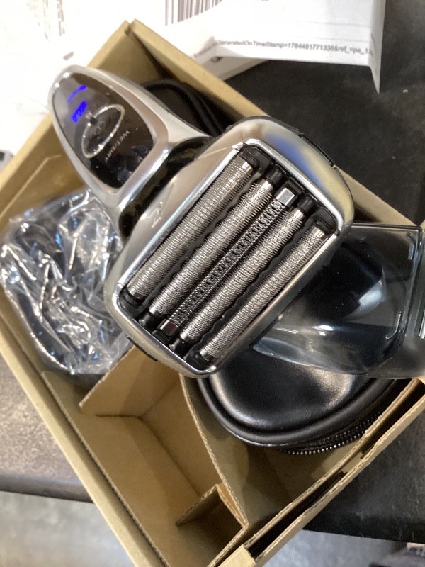 Photo 1 of Panasonic ARC5 Electric Razor for Men with Pop-Up Trimmer, Wet/Dry 5-Blade Electric Shaver with Intelligent Shave Sensor and Multi-Flex Pivoting Head, ES-LV65-S (Silver)