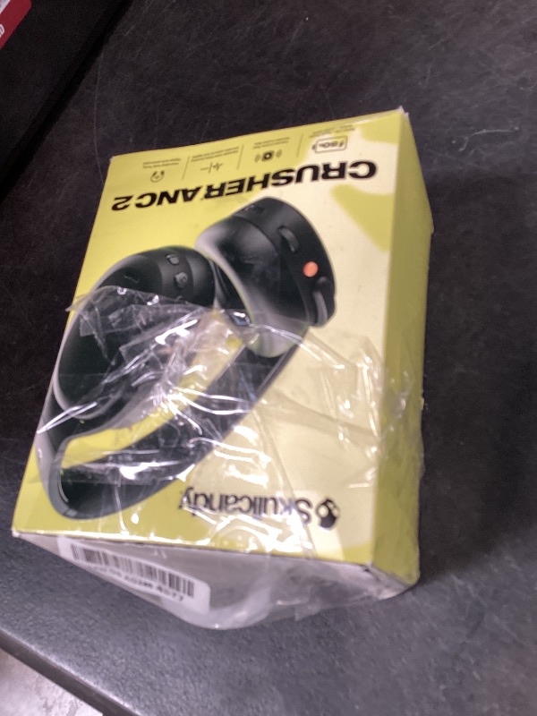 View 2 of Skullcandy Crusher ANC 2 Wireless Headphones - True Black