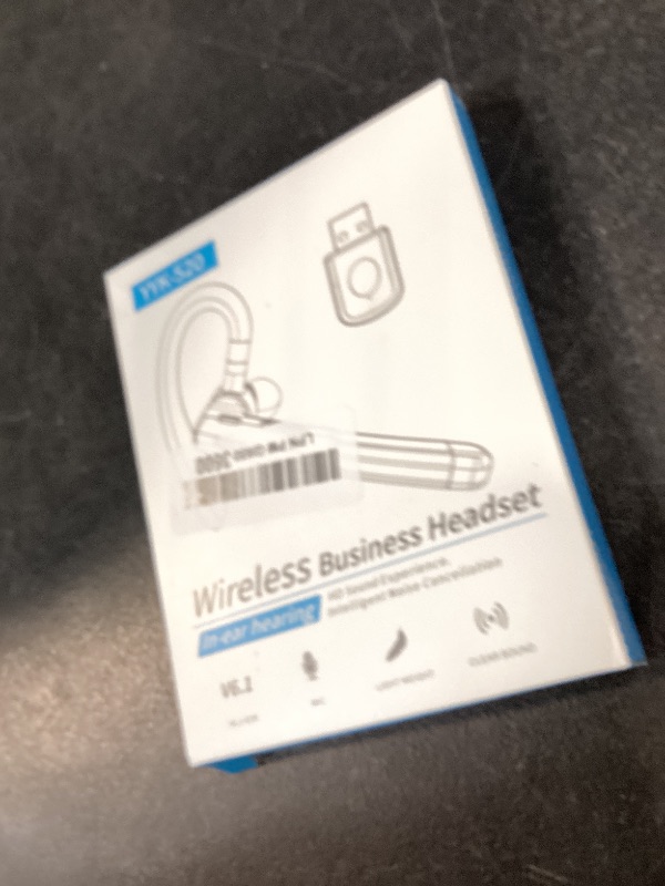 Photo 1 of Hsility Bluetooth Headset with USB Type C 270 Degrees Rotatable Microphone for Truck Driver Bussiness and Travel