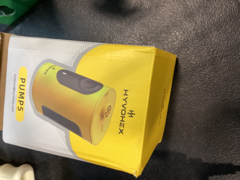 Photo 1 of HYVOHEX Portable Air Pump, 8000mAh, Yellow