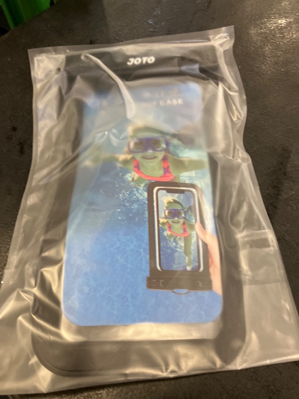 Photo 1 of JOTO Up to 7" Universal Waterproof Phone Case for iPhone 17 Air 16 15 14 13 12 11 Plus Pro Max, IPX8 Cellphone Dry Bag XR X SE, Galaxy S23 S22 S21 S20+ S20 S10 Plus Note, Pixel -Black