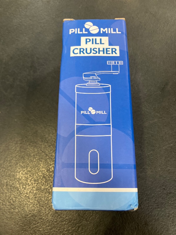 Photo 1 of Pill Mill Pill Crusher - Crushes Multiple Tablets to a Fine Powder - Metal Pill Grinder - Tablet Pulverizer Suitable for Travel - Great Feeding Tube use and Pets