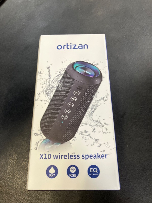 Photo 1 of Ortizan Portable Bluetooth Speaker, Midnight Blue