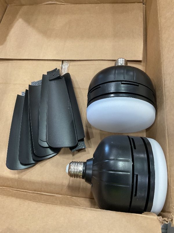 View 1 of Aoretic LED Garage Lights 4 Pack -120W, 12000LM 6500K Led Shop Light with 4+1 Deformable Panels, Basement Barn Light Garages Ceiling Lights, E26/E27 for Garage, Warehouse, Shop