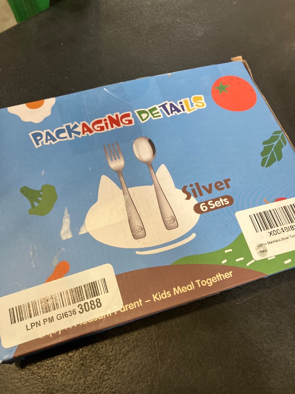 Photo 1 of DRKIO 12Pcs Stainless Steel Toddler Utensils