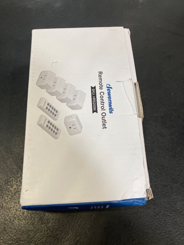 Photo 1 of DEWENWILS Wireless Control Outlet, 100ft Range, 125V/15A