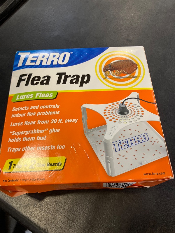 Photo 1 of TERRO Indoor Electric Flea Trap and Killer, Refillable Plug in Bug Trap