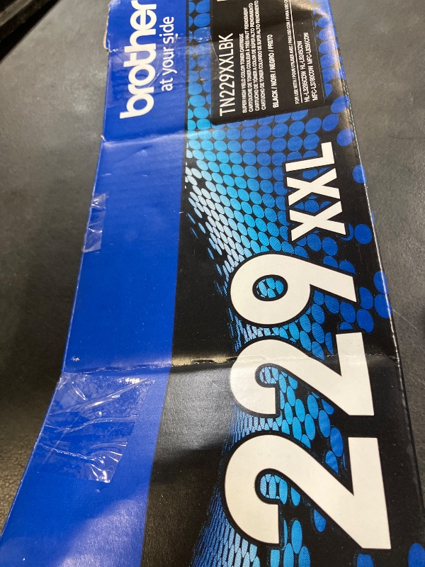 Photo 1 of Brother Genuine TN229XXLBK Black Super High-Yield Toner Cartridge