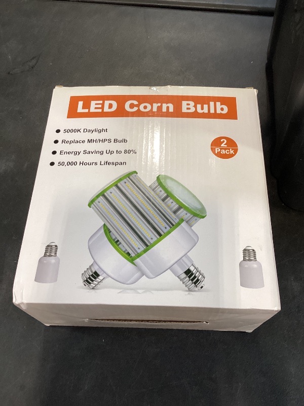 Photo 1 of TJBB 2-Pack 100W LED Corn Bulb, E39 Mogul Base