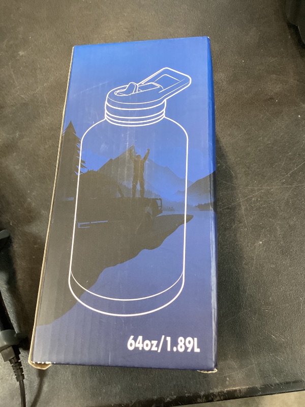 View 2 of RAYMYLO Insulated Water Bottle 64 oz, Triple Wall Vacuum Stainless Steel