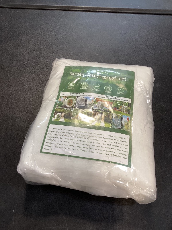 Photo 1 of CHNENOMME 6FT x 6FT Plant Netting (2-Pack)