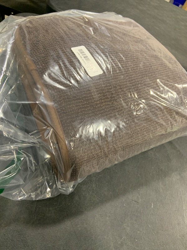 Photo 1 of OLANLY Memory Foam Bath Runner Rug, 59" x 24", Brown