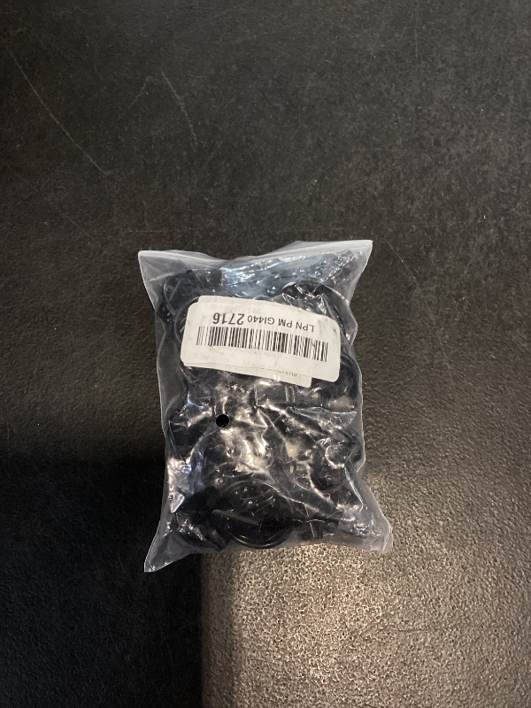 Photo 1 of Lansian Curtain Rings with Clips - 44 Pack, 1" Inner Dia, Black