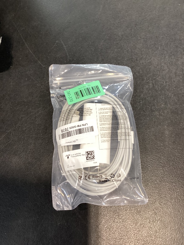 Photo 1 of iPhone Charger Fast Charging, USB C Charger Block, 6FT/10FT Lightning Cable