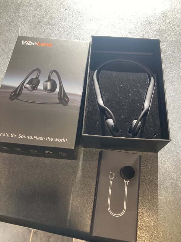 Photo 1 of VibeLens MusicCam Bone Conduction Headphones with Camera