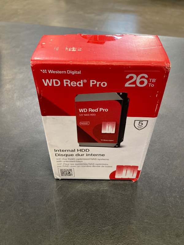 Photo 1 of Western Digital 26TB WD Red Pro Internal Hard Drive
