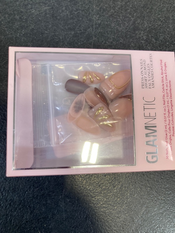 Photo 1 of Glamnetic Press On Nails - Short Almond, Sunbaked (30 Pc)