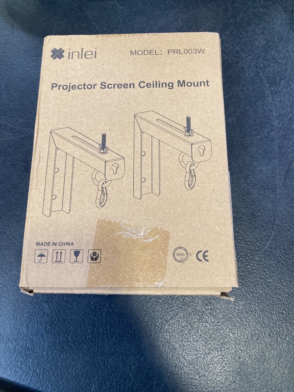 Photo 1 of XINLEI Universal Projector Screen Wall Mount L-Brackets