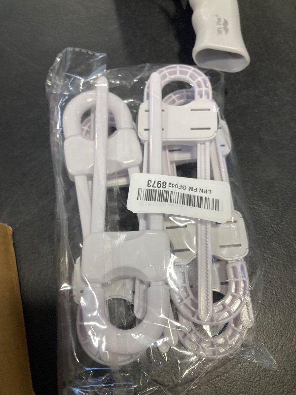 Photo 1 of Jetec 10 Pack Baby Proof Cabinet Locks, White