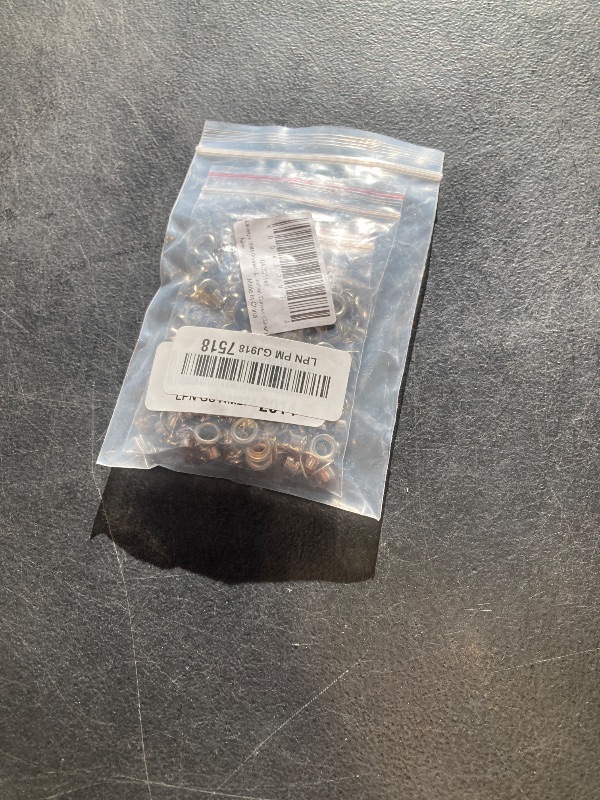 Photo 1 of Litoexpe 200 Pcs 5mm Silver Grommets Eyelets