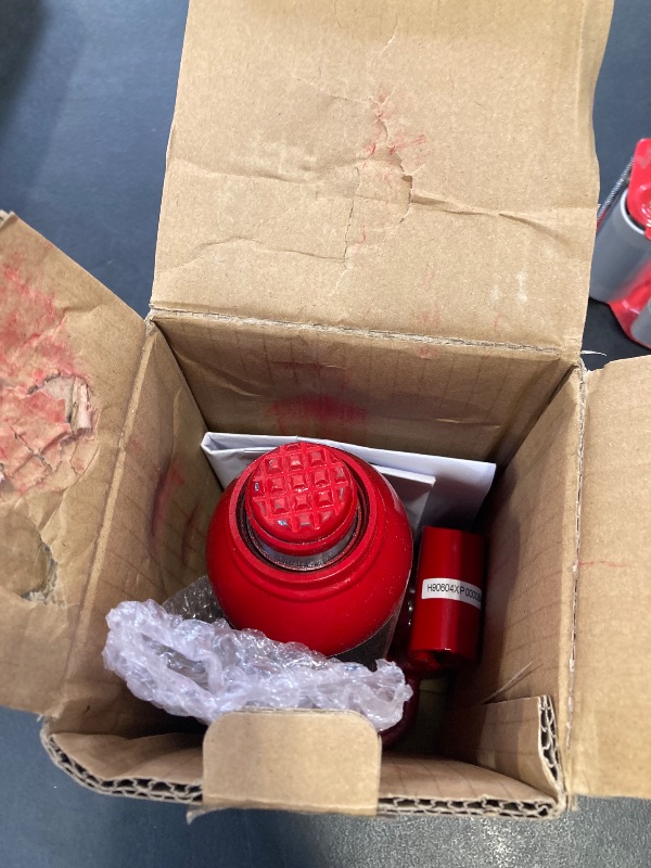 Photo 1 of JACK BOSS 6 Ton Hydraulic Bottle Jack - Red
