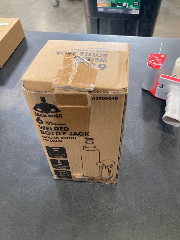 Photo 1 of JACK BOSS 6 Ton Hydraulic Bottle Jack - Red