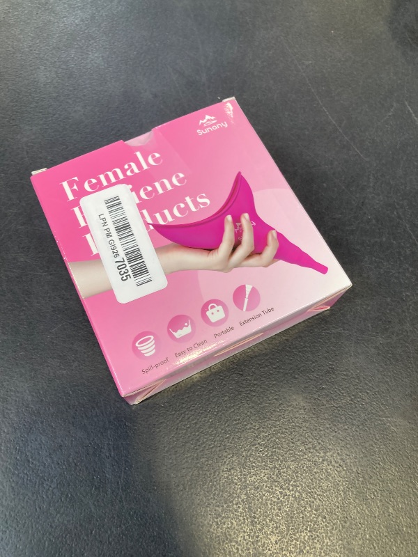 Photo 1 of Sunany Portable Female Urinal - Reusable Silicone Funnel (Red)