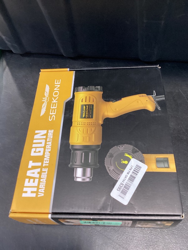 Photo 1 of SEEKONE 1800W Heat Gun - Variable Temp 122°-1202°F
