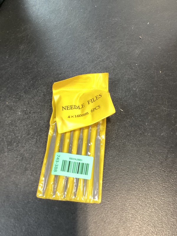 Photo 1 of IEGREMAR 6PCS Metal Needle File Set, 6.3-Inch