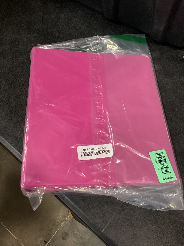 Photo 1 of BAZIC 1.5" Fuchsia 3-Ring View Binder