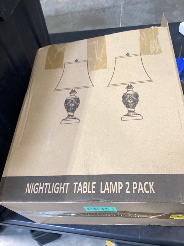 Photo 1 of LuxSight Collection 27" Vintage Table Lamps (Set of 2)