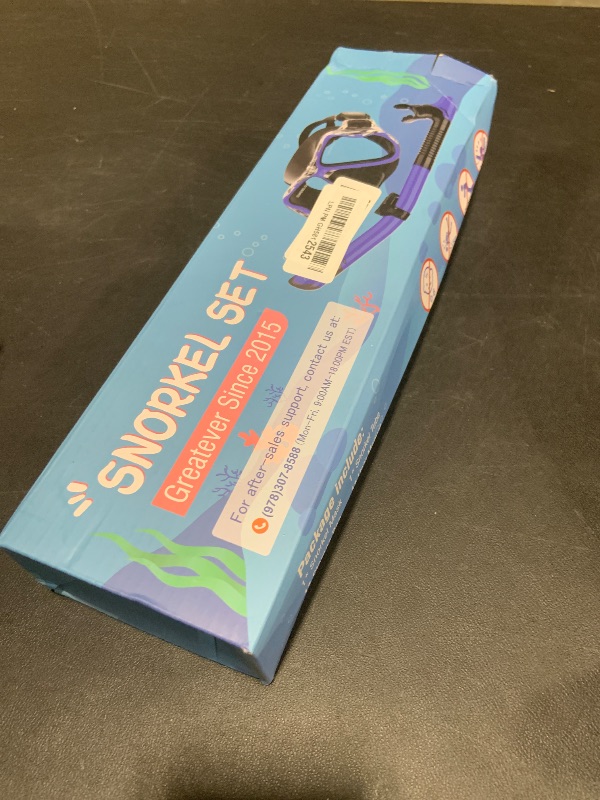 Photo 1 of Greatever Dry Snorkel Mask Set - Adult & Kids