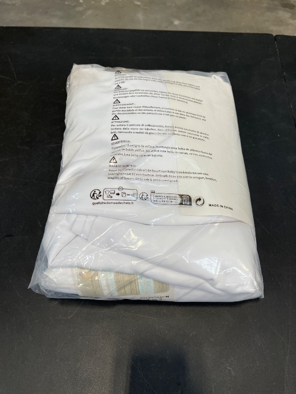 View 3 of H.VERSAILTEX White Curtains 84 inches Long for Living Room Thermal Insulated Room Darkening Window Treatment Panels Drapes Light Reducing Curtains for Bedroom, 2 Panels, 52" W x 84" L, White