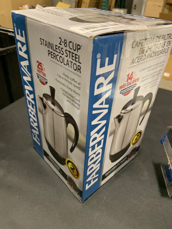 Photo 1 of Farberware 8-Cup Electric Coffee Percolator