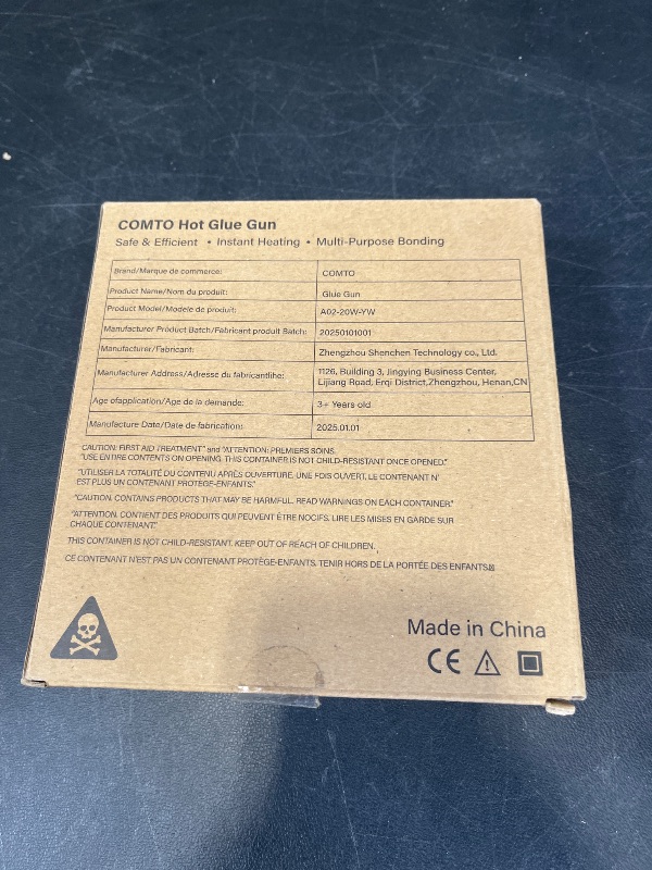 Photo 1 of COMTO Mini Hot Glue Gun with 30 Glue Sticks, Yellow