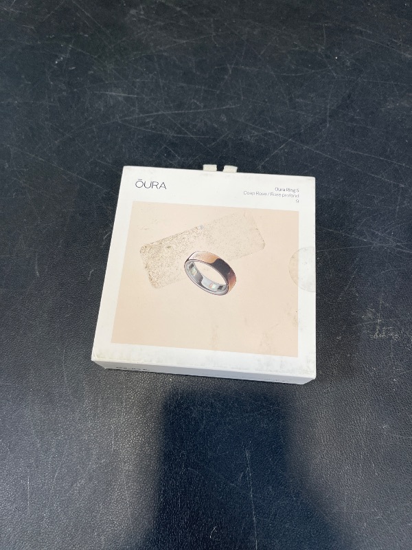 Photo 1 of Oura Ring 5 Smart Ring - Deep Rose - Size 9