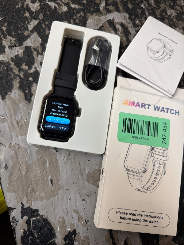 Photo 1 of TRAUSI Smart Watch for Men & Women (Black)