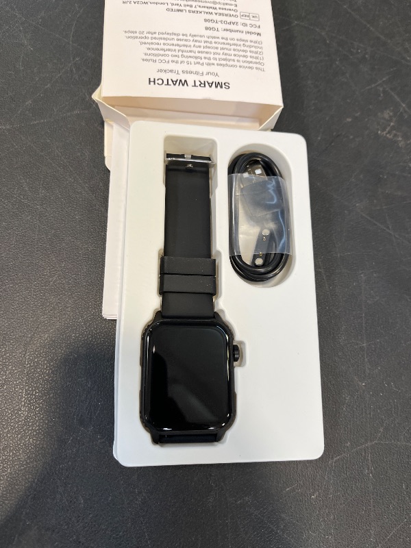 Photo 1 of TRAUSI Smart Watch for Men & Women (Black)