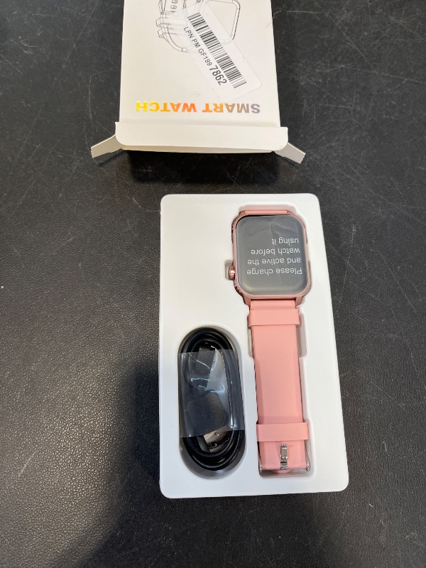 Photo 1 of DIVOAZBVO Smartwatch with 1.83" HD Display - Pink
