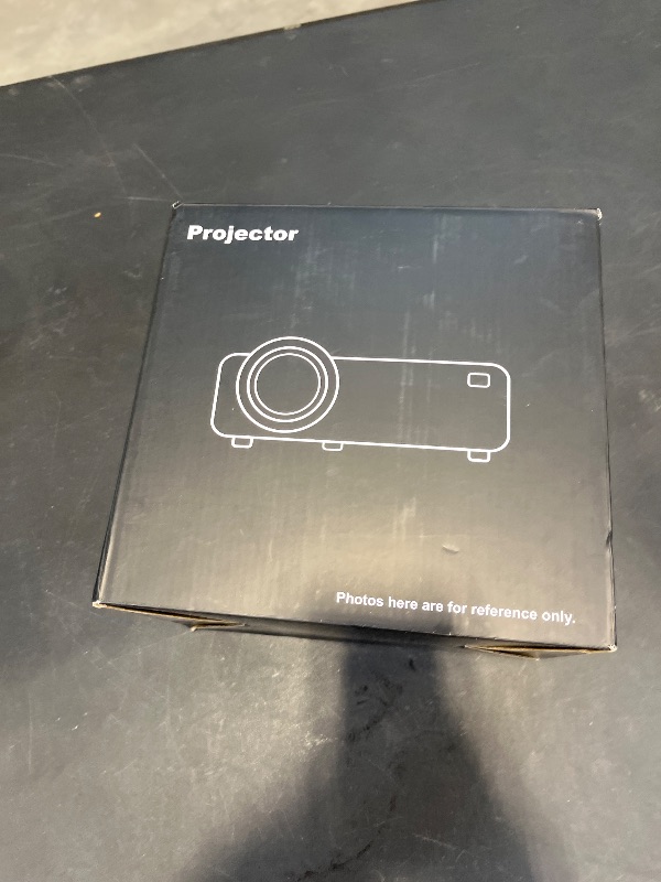 Photo 1 of PANSEBA 1080P Mini Projector with Screen, Portable Home Theater Movie Projector with Two-Way Bluetooth, HDMI/USB Input for Smartphone/TV Stick, Ideal for Indoor & Outdoor Use, White