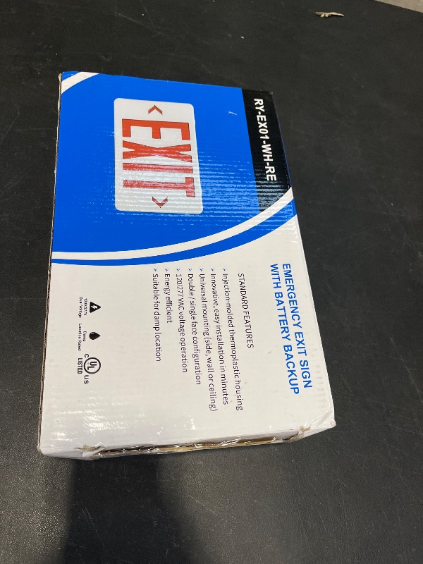 Photo 1 of GZRUIYANG LED Exit Sign with Battery Backup