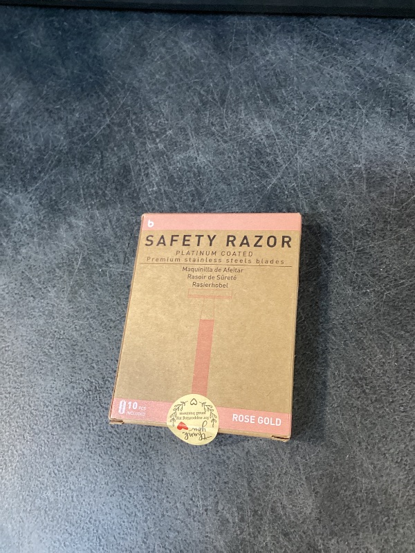 Photo 1 of BULIMICA Matte Rose Gold Safety Razor