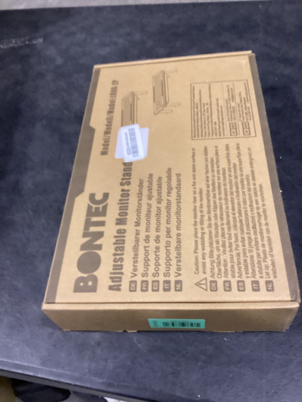Photo 1 of BONTEC 2 Pack Adjustable Monitor Stand Riser with Drawer
