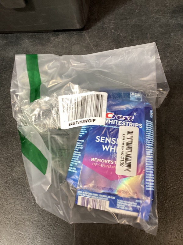 Photo 1 of Crest 3DWhitestrips Sensitive White Teeth Whitening Kit, 18 Treatments