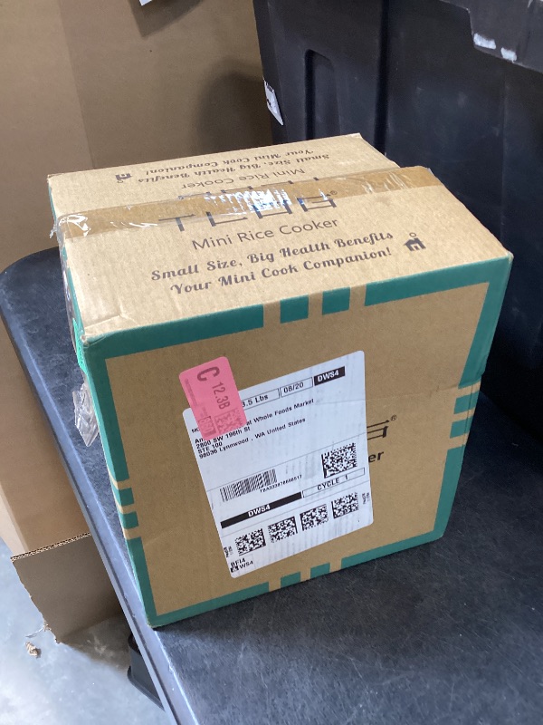Photo 1 of TLOG Mini Rice Cooker, 2.5-Cup, Grey