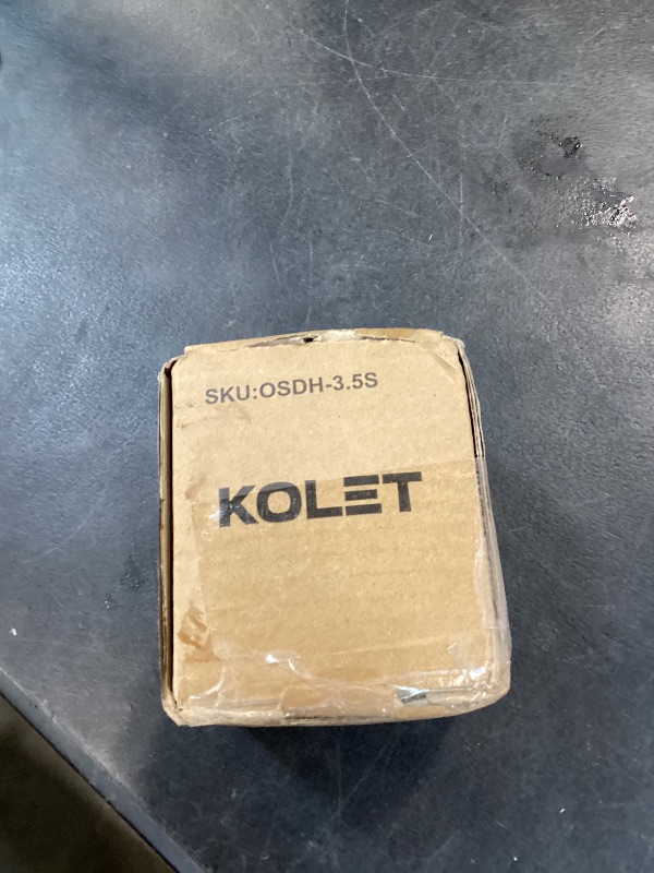 Photo 1 of KOLET Offset Door Hinges, 3.5 Inches, Brushed Nickel, 3 Pack
