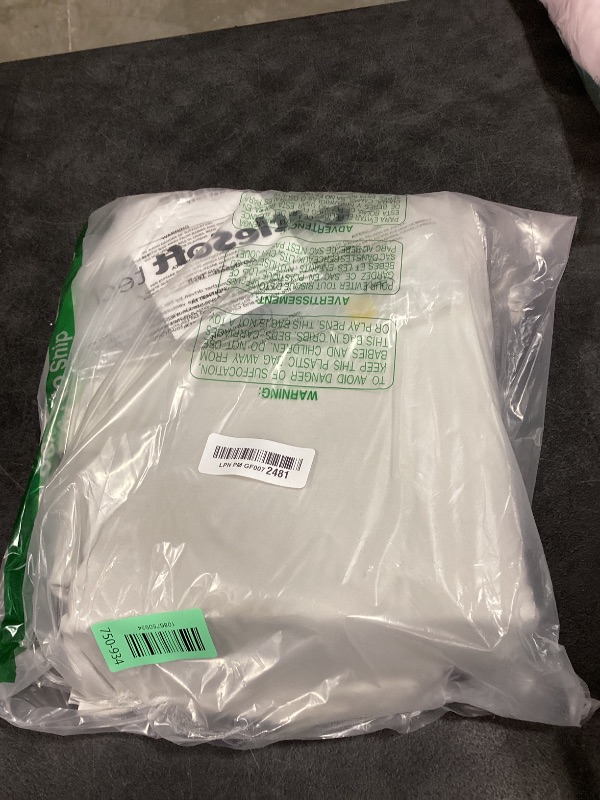 View 2 of Bedsure Full Duvet Cover Set - 80" x 90" - Light Grey